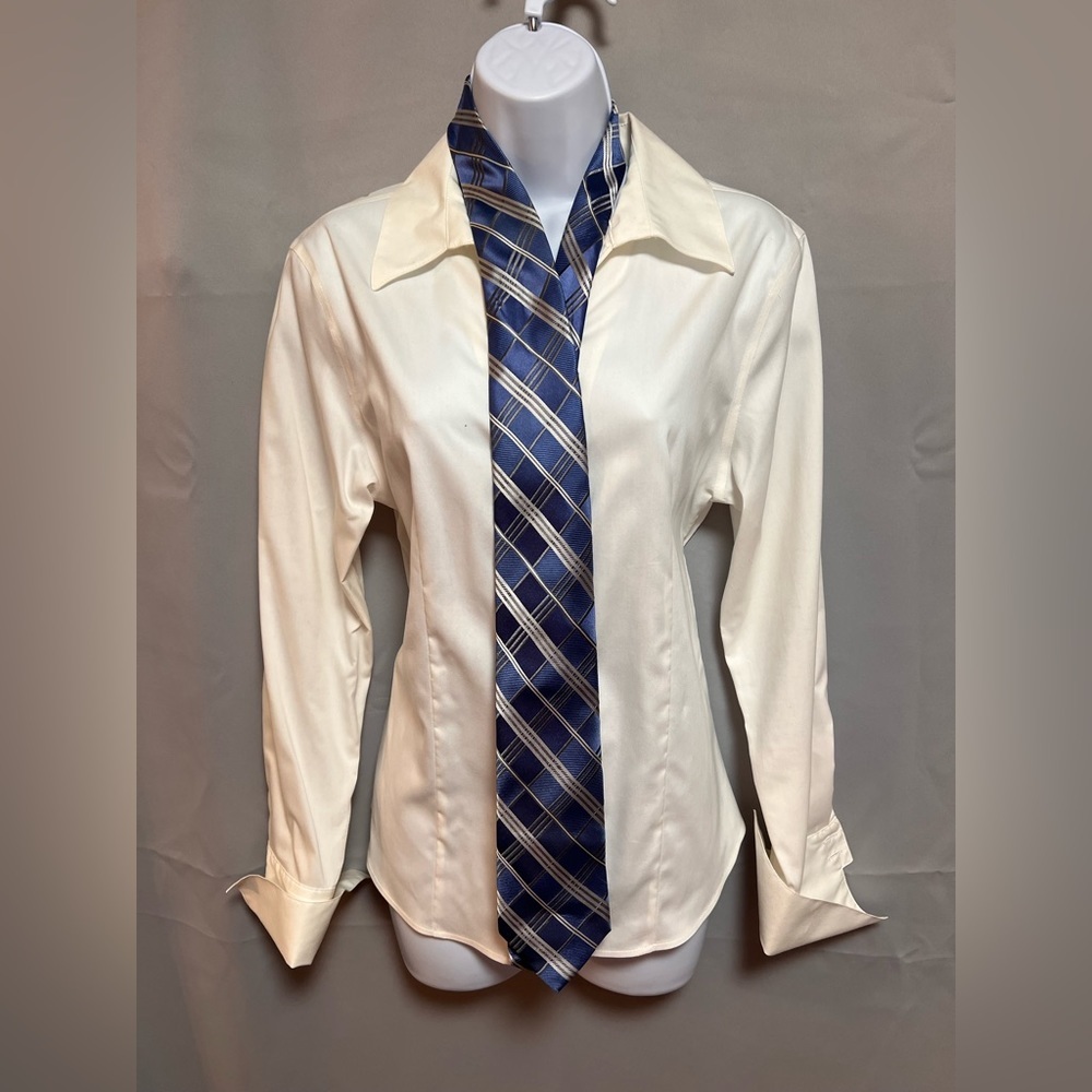 Michael Kors Gold Blue Patterned‎ Mens Tie